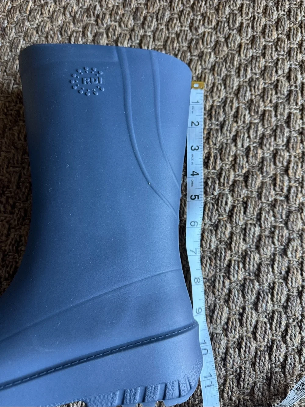 RDI Woman’s  Waterproof Outdoors Eve Ella Steel Blue Waterproof Rubber Boots